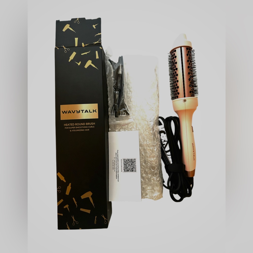 Wavytalk Gold Heated Round Brush
